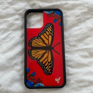 Wildflower Butterfly iPhone 12/Pro case